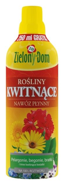 Nawóz do roślin kwitnących 300 ml Zielony Dom 