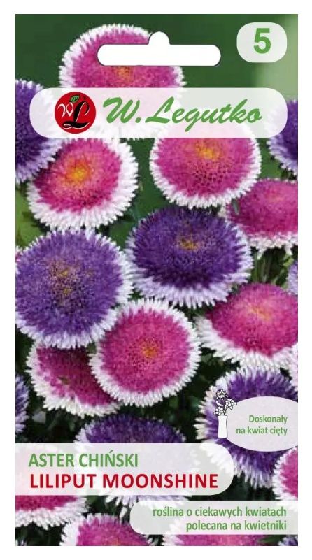 Aster chiński Liliput Moonshine 0,3g Legutko