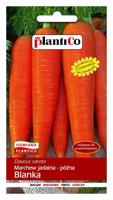 Marchew jadalna BLANKA 5g PlantiCo