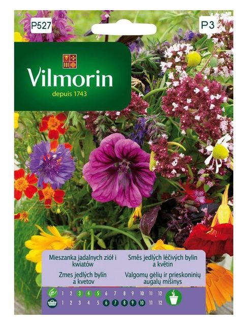 Mieszanka jadanych ziół i kwiatów 3g Vilmorin