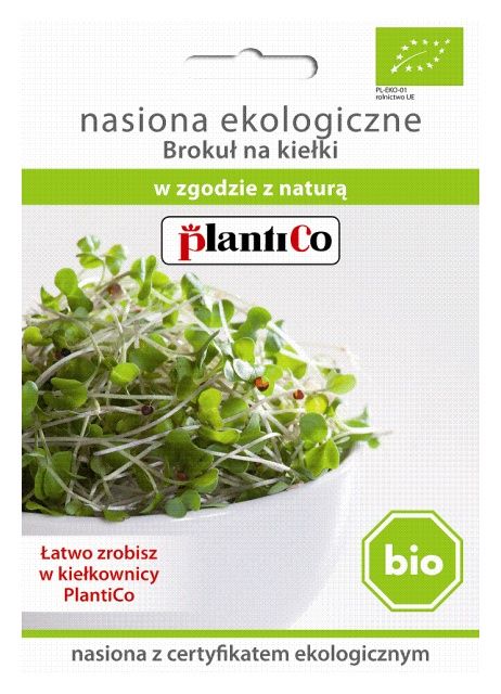 Nasiona na kiełki BIO Brokuł 10g PlantiCo
