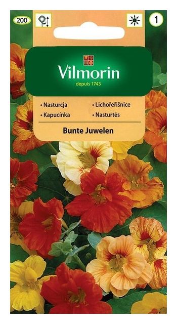 Nasturcja niska Bunte Juwelen 5g Vilmorin