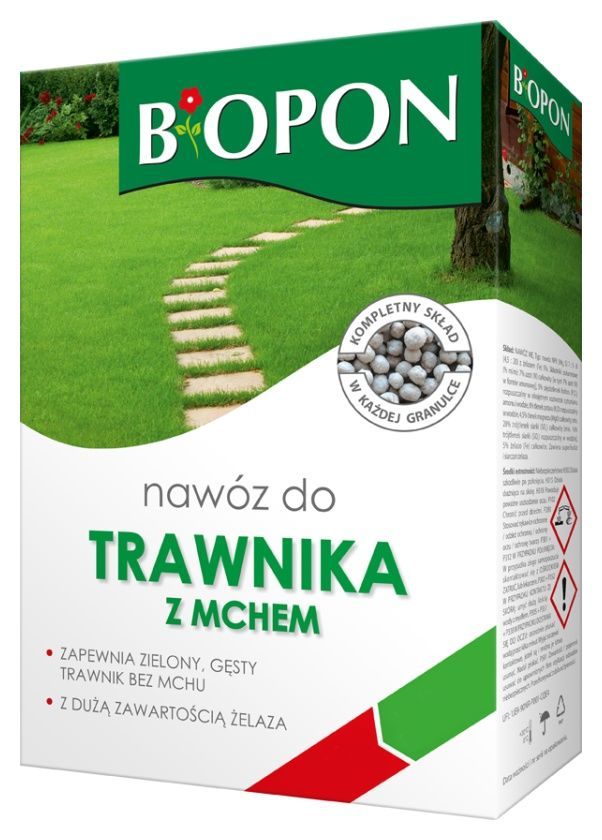 Nawóz do trawnika z mchem 3 kg Bopon