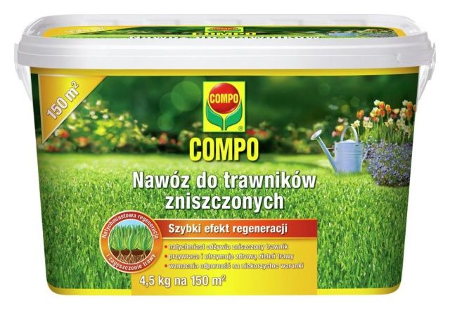 Nawóz do trawników zniszczonych 4,5 kg Compo