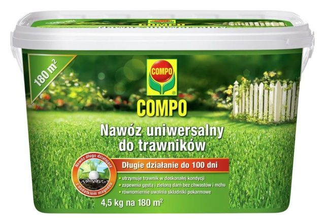 Nawóz uniwersalny do trawników 4,5 kg Compo 