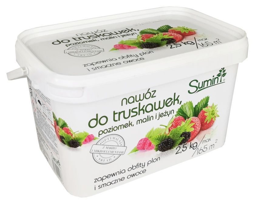 Nawóz do truskawek, poziomek, malin i jeżyn 2,5kg SUMIN