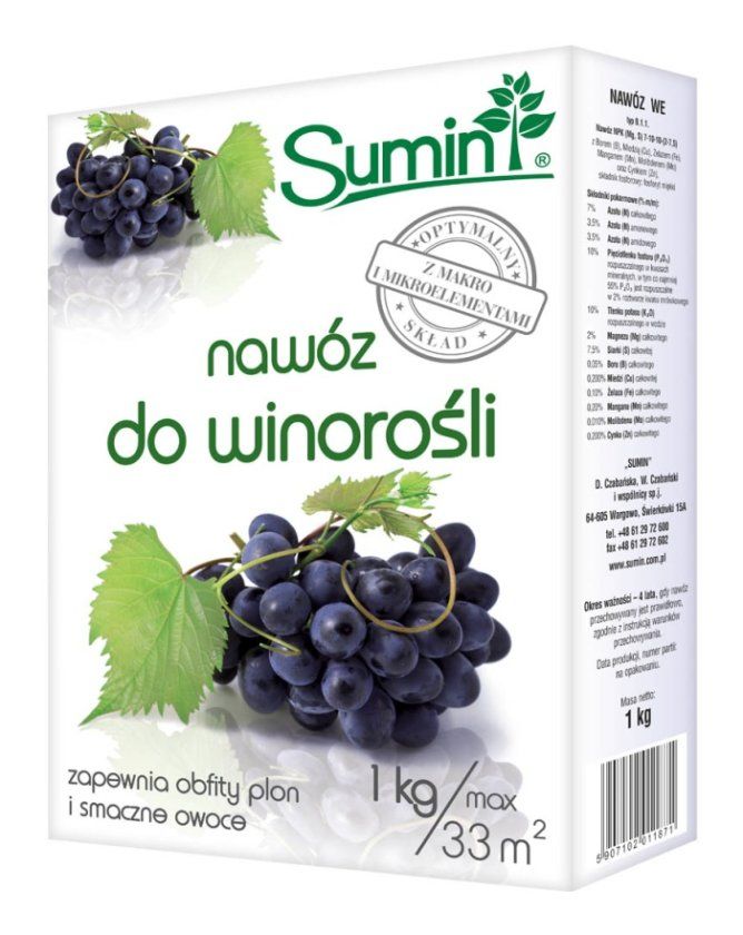Nawóz do winorośli 1kg Sumin