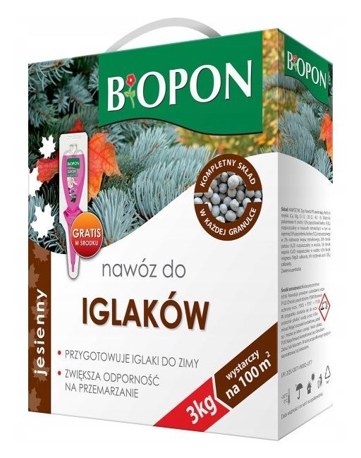 Nawóz jesienny do iglaków 3 kg Bopon