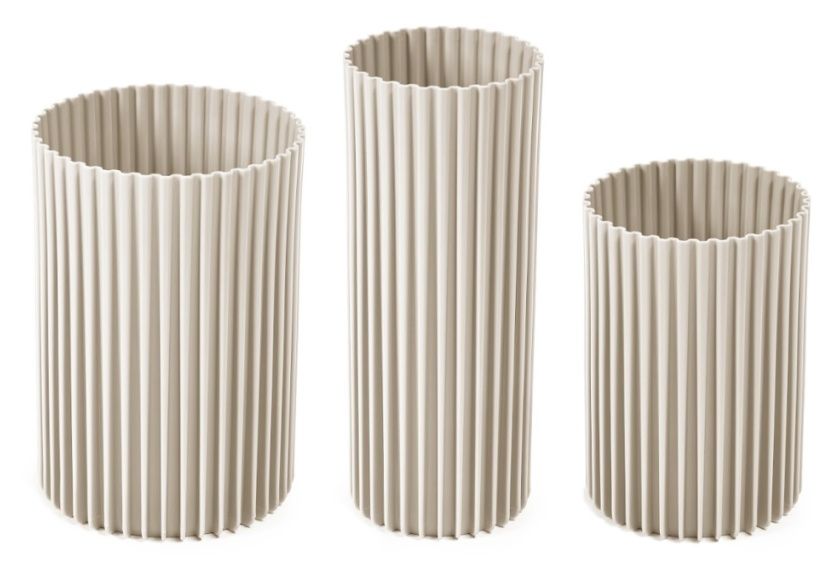 Wazon NEMO zestaw 3szt Lamela3