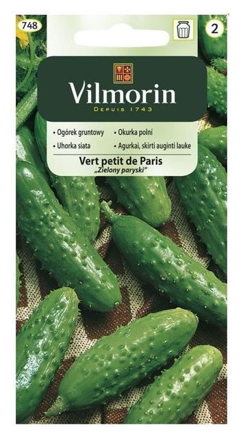 Ogórek Vert Petit de Paris "Zielony paryski" 5g Vilmorin