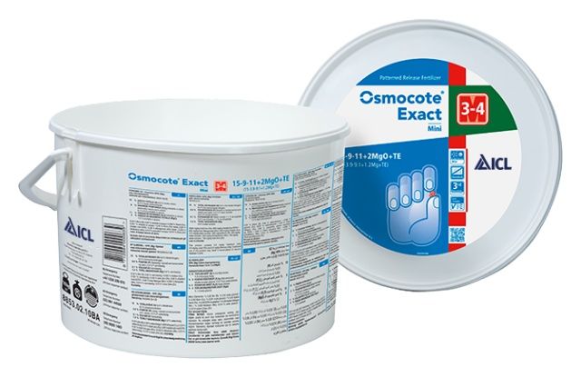 Osmocote Exact mini 10kg 3-4m ICL