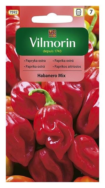 Papryka ostra Habanero Mix 25 sztuk Vilmorin