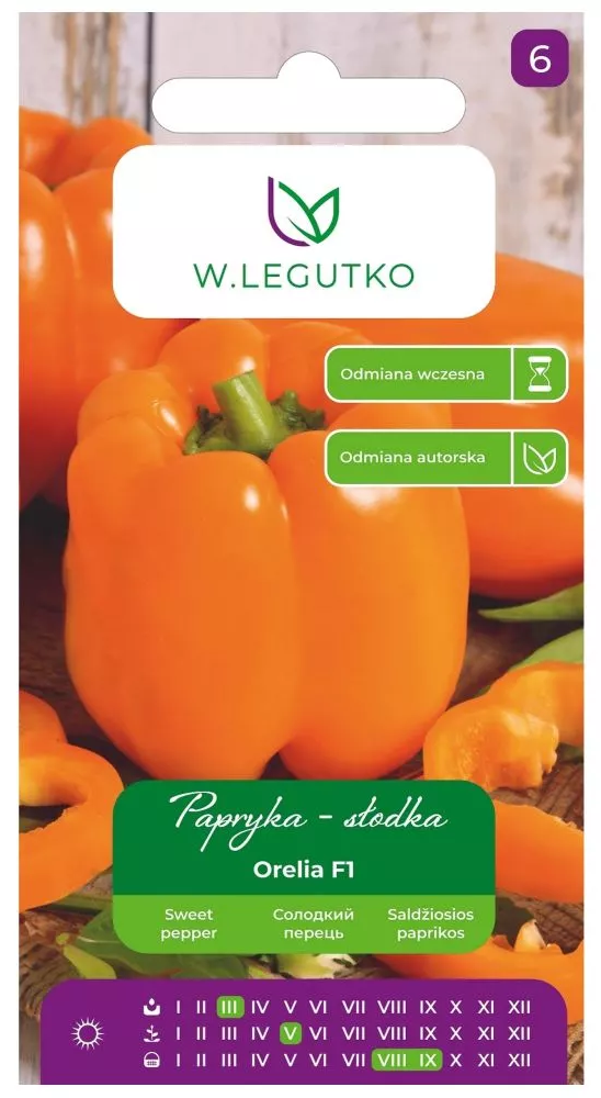 Papryka Orelia F1 0,2g Legutko