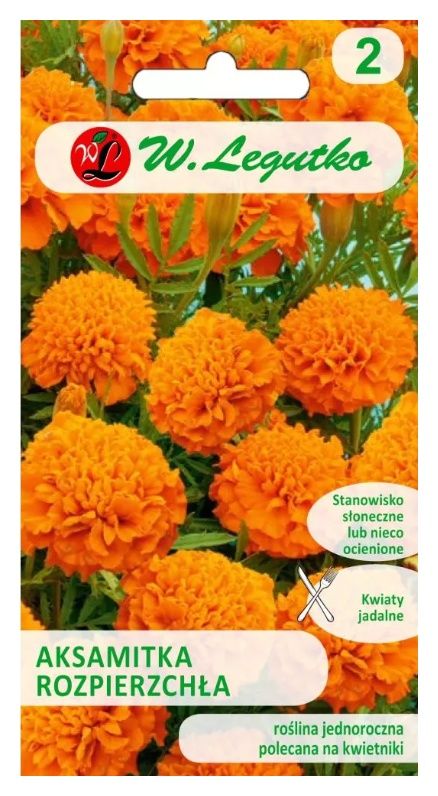 Aksamitka rozpierzchła pomarańczowa 1g Legutko
