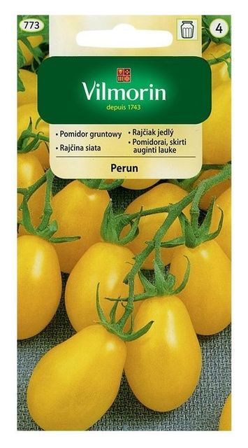 Pomidor gruntowy żółty Perun 0,5g Vilmorin