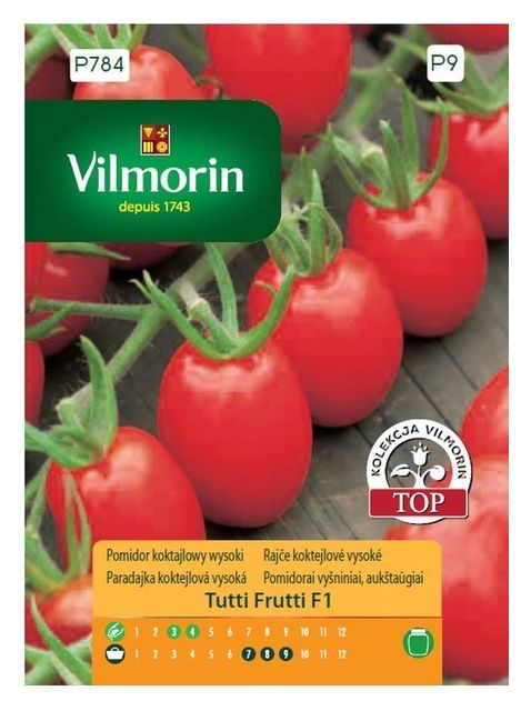 Pomidor koktajlowy wysoki Tutti Frutti F1 Vilmorin