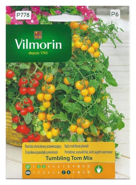 Pomidor Tumbling Tom Yellow + Red 2x8 szt. Vilmorin