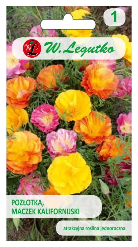 Pozłotka, Maczek kalifornijski mieszanka 1g Legutko