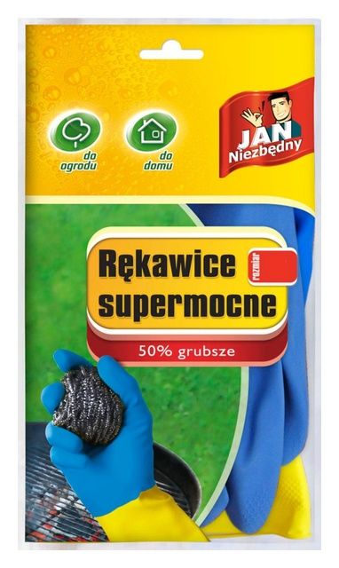 Rękawice supermocne 1 para rozmiar M Jan Niezbędny