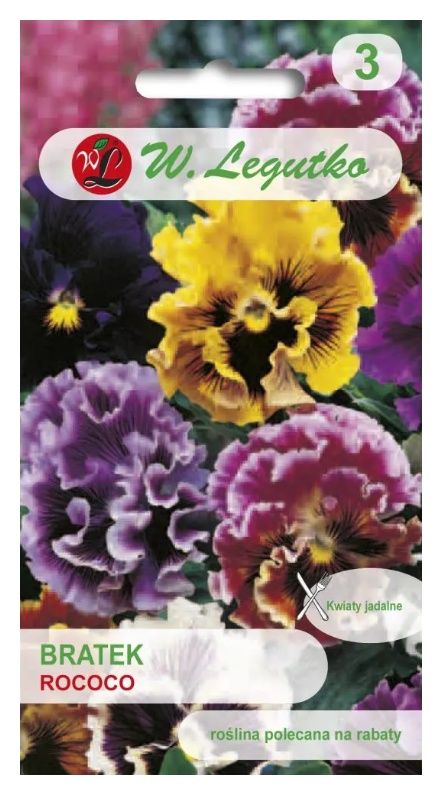 Bratek szwajcarski wielkokwiatowy Rokoko mix 0,4g Legutko