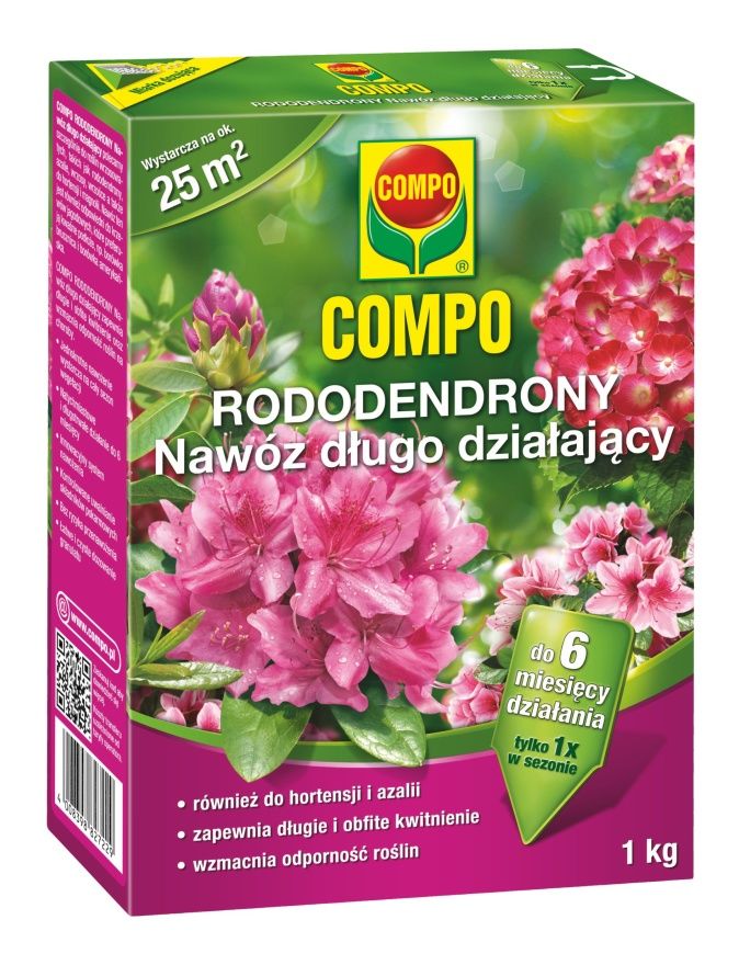 RODODENDRONY Nawóz długo działający 1 kg Compo