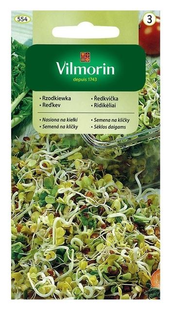 Rzodkiewka nasiona na kiełki 20g Vilmorin