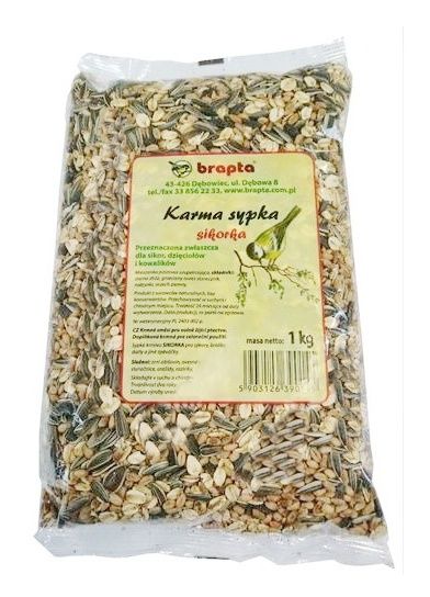 Pokarm zimowy sypki Sikorka Brapta