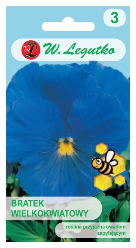 Bratek szwajcarski wielkokwiatowy Sky Blue 0,5g Legutko