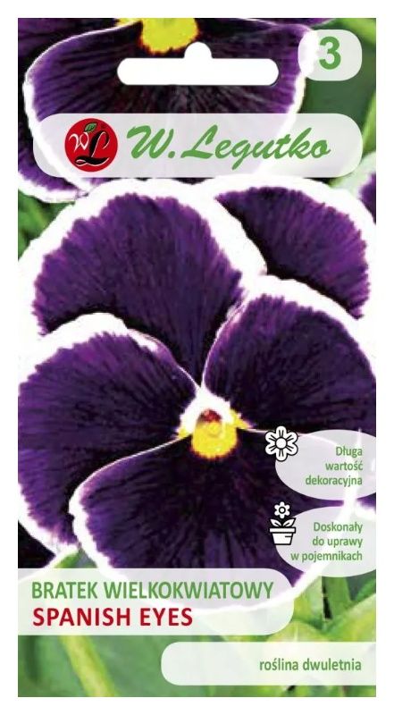 Bratek szwajcarski wielkokwiatowy Spanish Eyes 0,4g Legutko