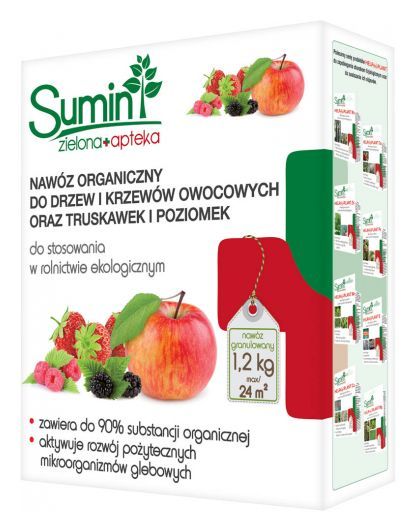 Nawóz organiczno-mineralny Owoce 1,2kg Sumin