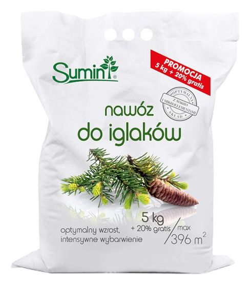 Nawóz do iglaków 5+1kg Gratis Sumin
