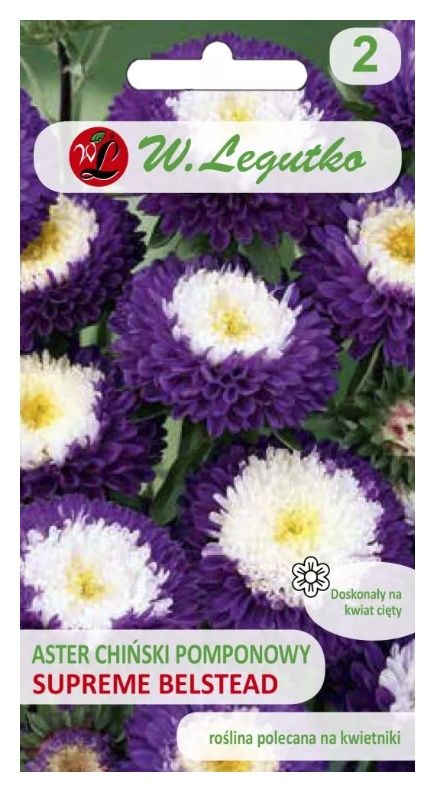 Aster chiński pomponowy Belstead Supreme 0,5g Legutko