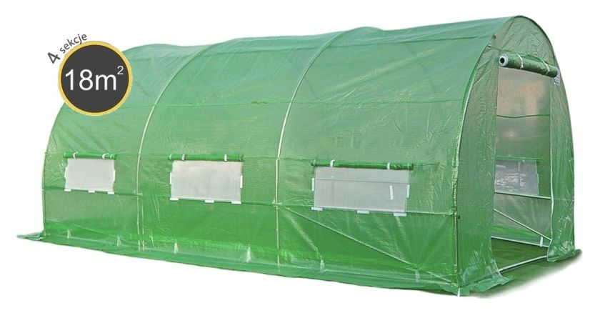 Tunel ogrodowy 3 x 6 x 2 - 18m2 FOCUS GARDEN