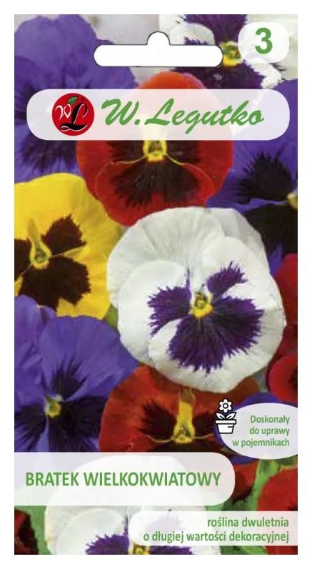 Bratek szwajcarski wielkokwiatowy mix 0,75g Legutko