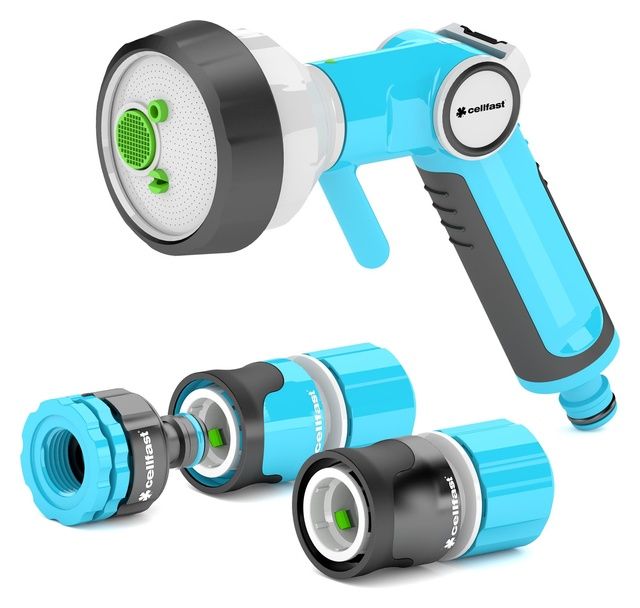Zestaw ENERGO ze zraszaczem pistoletowym 4-funkcyjnym 1/2" 53-540 Cellfast