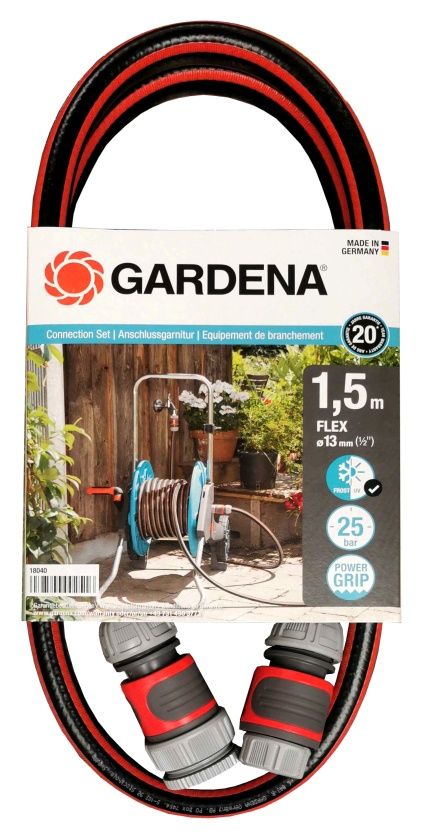 Zestaw przyłączeniowy Comfort Flex 13 mm (1/2") 1,5m Gardena 18040-20