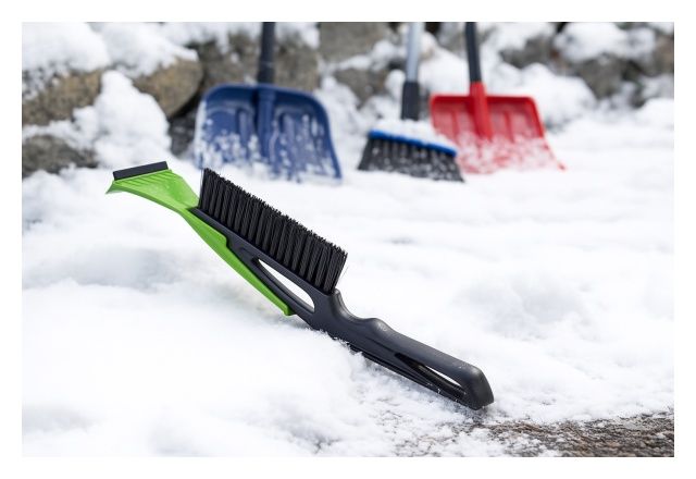 Skrobak do szyb ze szczotką Ice Car2 Prosperplast