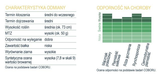 Profil odmiany jęczmienia jarego Planet